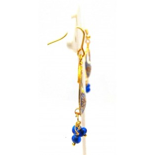 Meenakari Minakari Enamel Jhumka Jhumki Handmade Earrings Jewelry Drop Long AE93